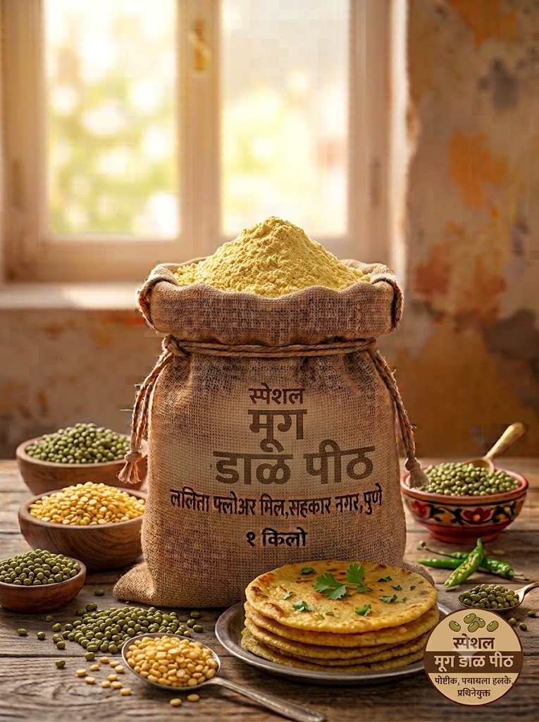 स्पेशल मूग डाळ पीठ