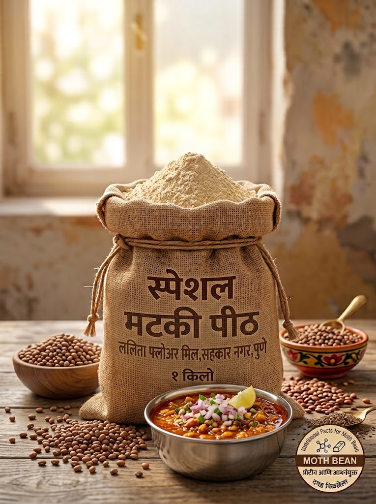 स्पेशल मटकी पीठ / उसळ पीठ