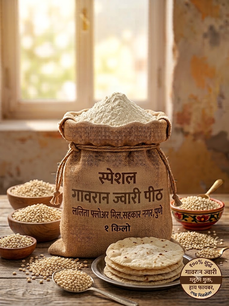 स्पेशल गावरान ज्वारी पीठ