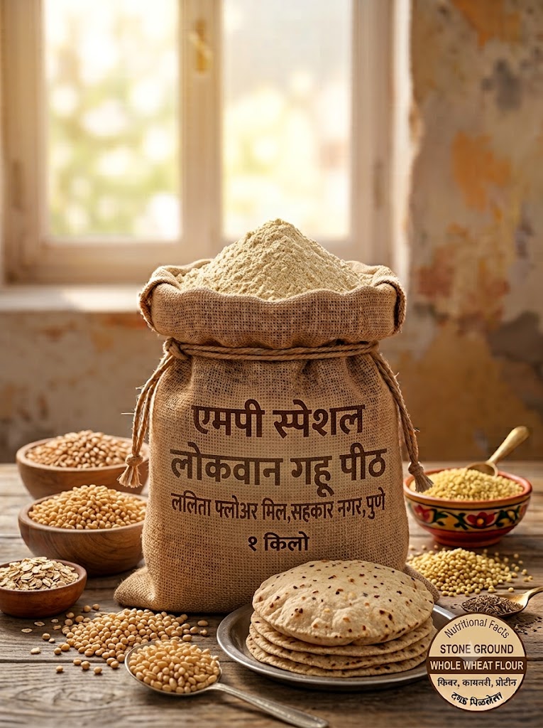 एमपी स्पेशल लोकवान गहू पीठ